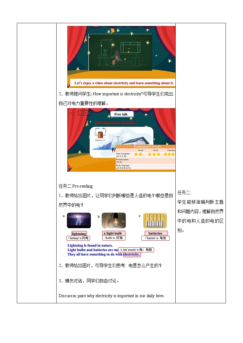 Unit 6 Electricity everywhere第1课时Reading 教学设计第3页