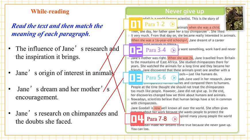 Unit 8 Follow your interests 第五课时Focus on culture 课件第8页