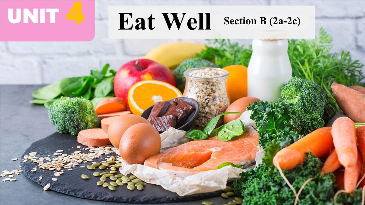 初中  英语  人教版（2024）  七年级下册Unit 4 Eat Well Section B 课件第1页