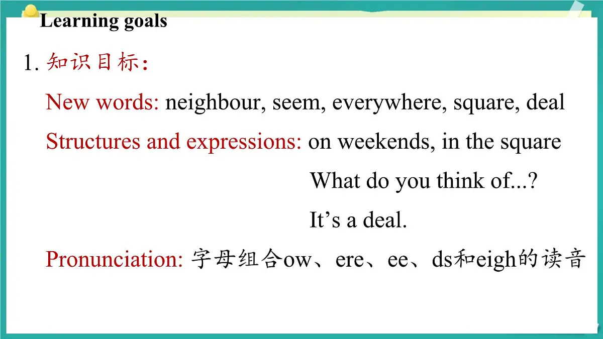 Unit 5 Lesson 1 My neighbourhood 课件 2025-2026学年冀教版英语七年级下册第3页