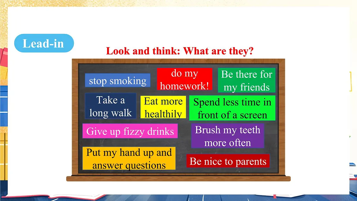 人教版（2024）英语八年级上册 Unit 6 Plan for Yourself. Section B（1a-1e）（课件）第3页