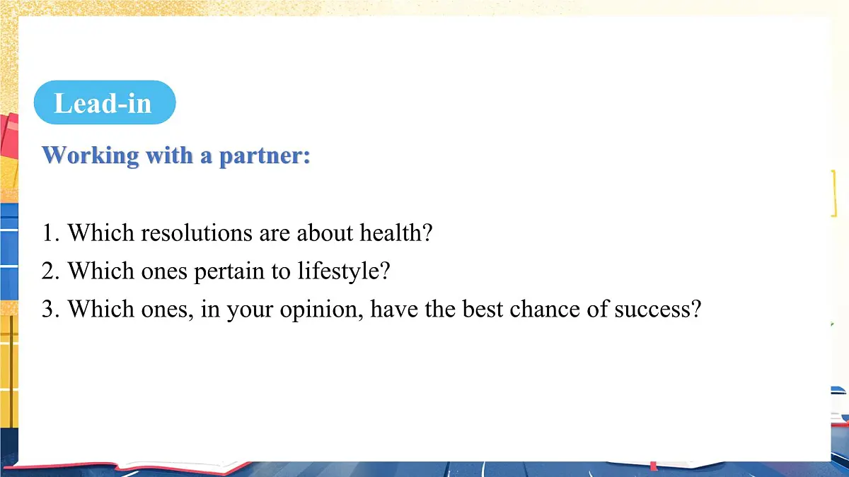 人教版（2024）英语八年级上册 Unit 6 Plan for Yourself. Section B（1a-1e）（课件）第4页