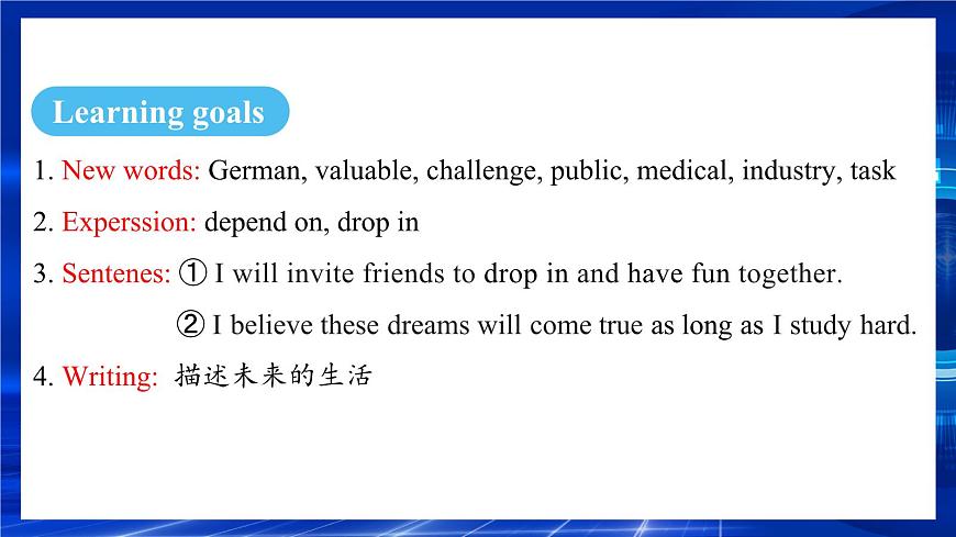 人教版（2024）英语八年级上册 Unit 7  When Tomorrow Comes  Section B（ 3a-3c） （课件）第2页