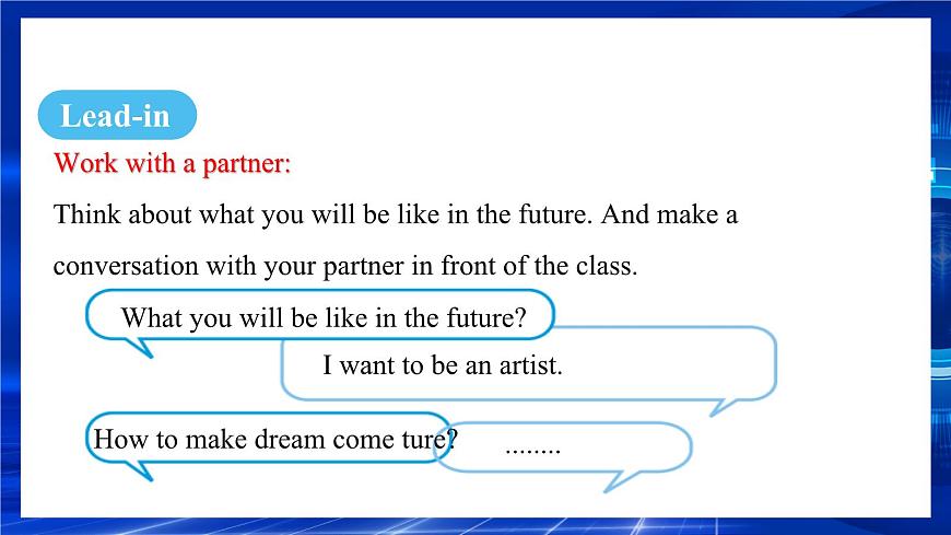 人教版（2024）英语八年级上册 Unit 7  When Tomorrow Comes  Section B（ 3a-3c） （课件）第4页