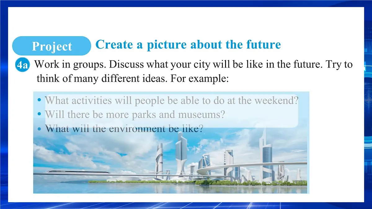 人教版（2024）英语八年级上册 Unit 7 When Tomorrow Comes Section B（Project~Reflecting） （课件）第5页