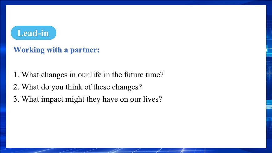 人教版（2024）英语八年级上册 Unit 7  When Tomorrow Comes  Section B（1a-1e） （课件）第5页