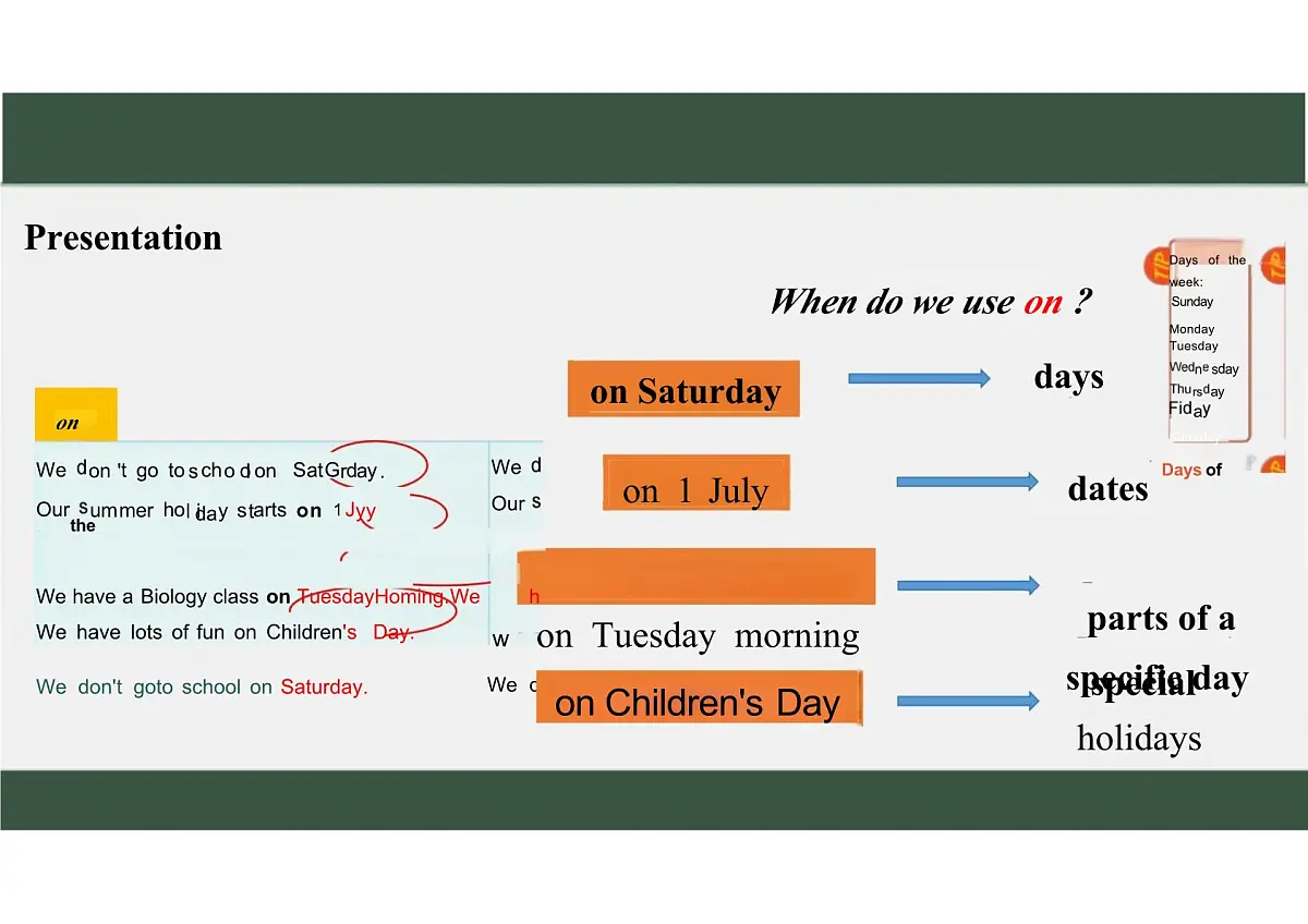 新译林版初中英语七年级上册 7A U4 School days Grammar 课件第4页