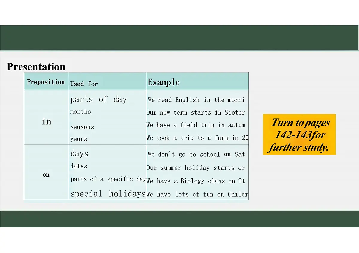 新译林版初中英语七年级上册 7A U4 School days Grammar 课件第6页