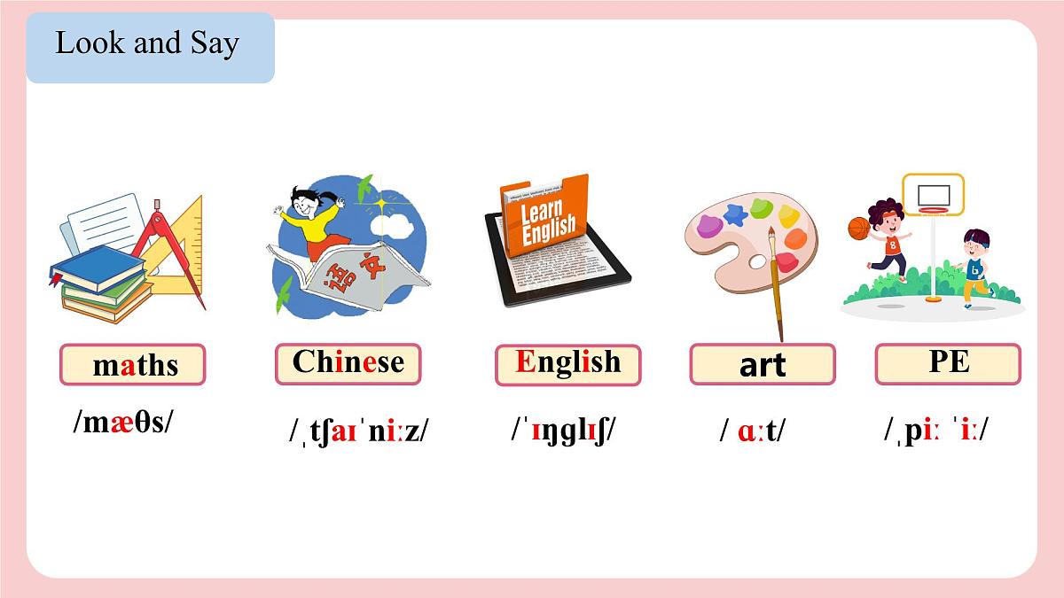 初中 英语 人教版（2024） 七年级上册Unit 4 My Favourite Subject Section A 课件第4页