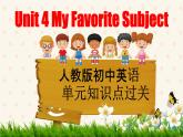 初中  英語  人教版（2024）  七年級(jí)上冊(cè)Unit 4 My Favourite Subject 單元知識(shí)點(diǎn)過關(guān)課件