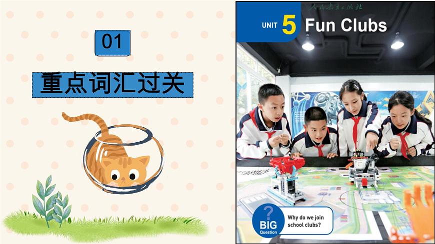 初中  英语  人教版（2024）  七年级上册Unit 5 Fun Clubs 单元知识点过关 课件第3页
