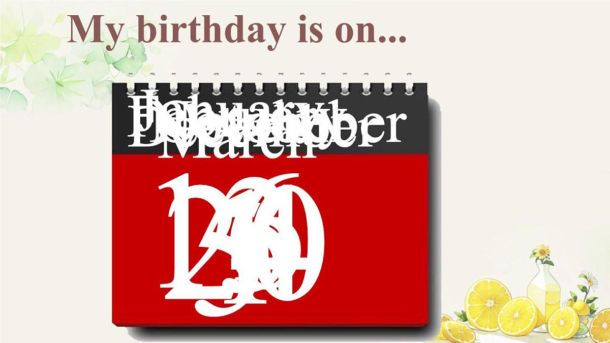 初中  英语  人教版（2024）  七年级上册Unit 7 Happy Birthday! Section A 课件第5页