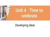 學(xué)案 2025 新外研七上 U4 Developing ideas 知識點匯總PPT版（可編輯）