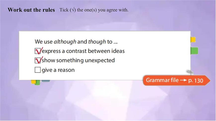 Unit 4 课时3 Grammar（课件）-2025-2026学年八年级英语上册（沪教版五四2024）第6页