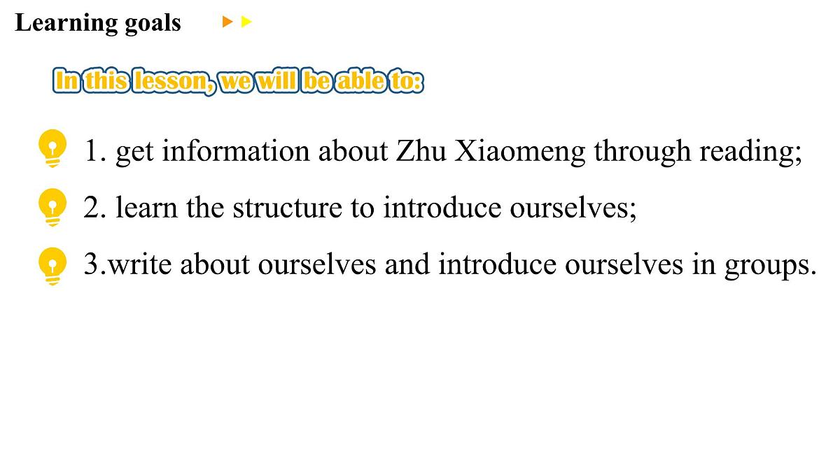 2025年外研版七年级英语上册Starter Welcome to junior high! introduce yourself（课件）第2页
