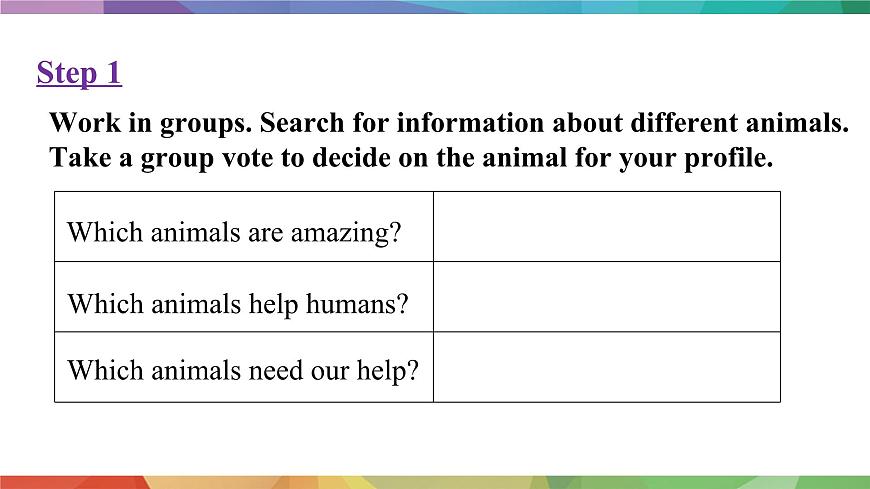 2025年外研版七年级英语上册Unit 5  Fantastic friends Lesson 5 Presenting ideas（课件）第6页