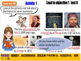 人教版新目標(biāo)英語九上Unit 6 《When was it invented》Section B 2a-2e課件+導(dǎo)學(xué)案+分層練習(xí)（含解析）+素材