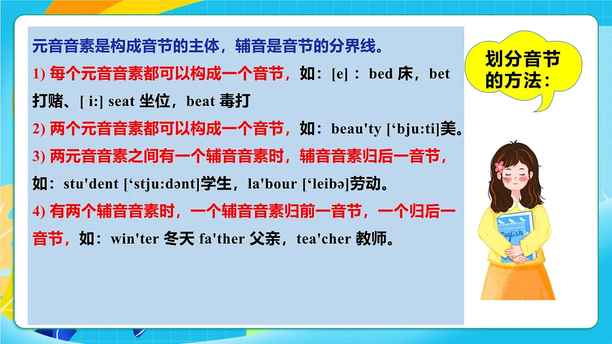 人教版英语七年级上册Starter Unit2 《Keep tidy! 》SectionA Pronunciation课件第7页