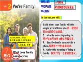 人教版英語(yǔ)七年級(jí)上冊(cè)Unit2 《We're family!》 SectionA 1a-1d優(yōu)質(zhì)課件+同步練習(xí)+素材包