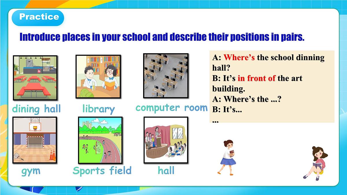 人教版英语七年级上册Unit3《 My school!》 SectionB 2a-2b&Project课件第5页