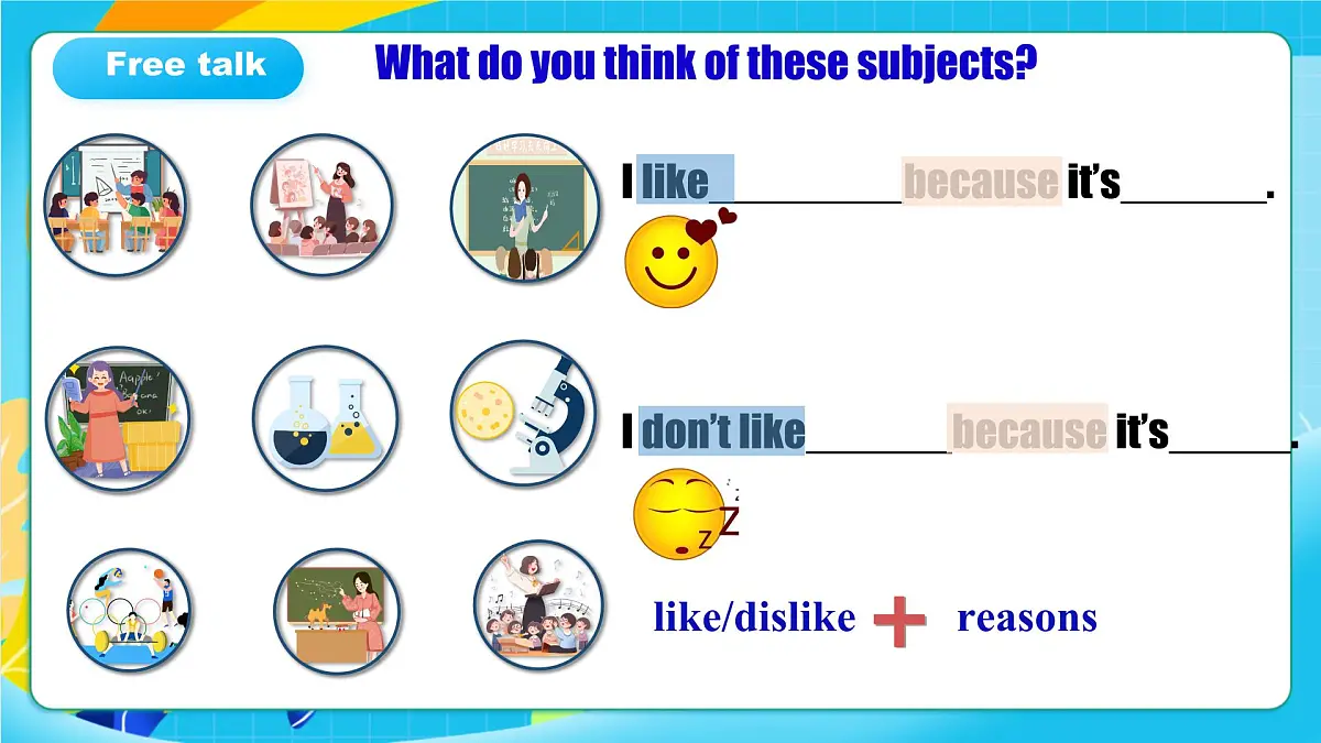 人教版英语七年级上册Unit4 《My favorite subject! 》 SectionA Grammar focus课件第6页