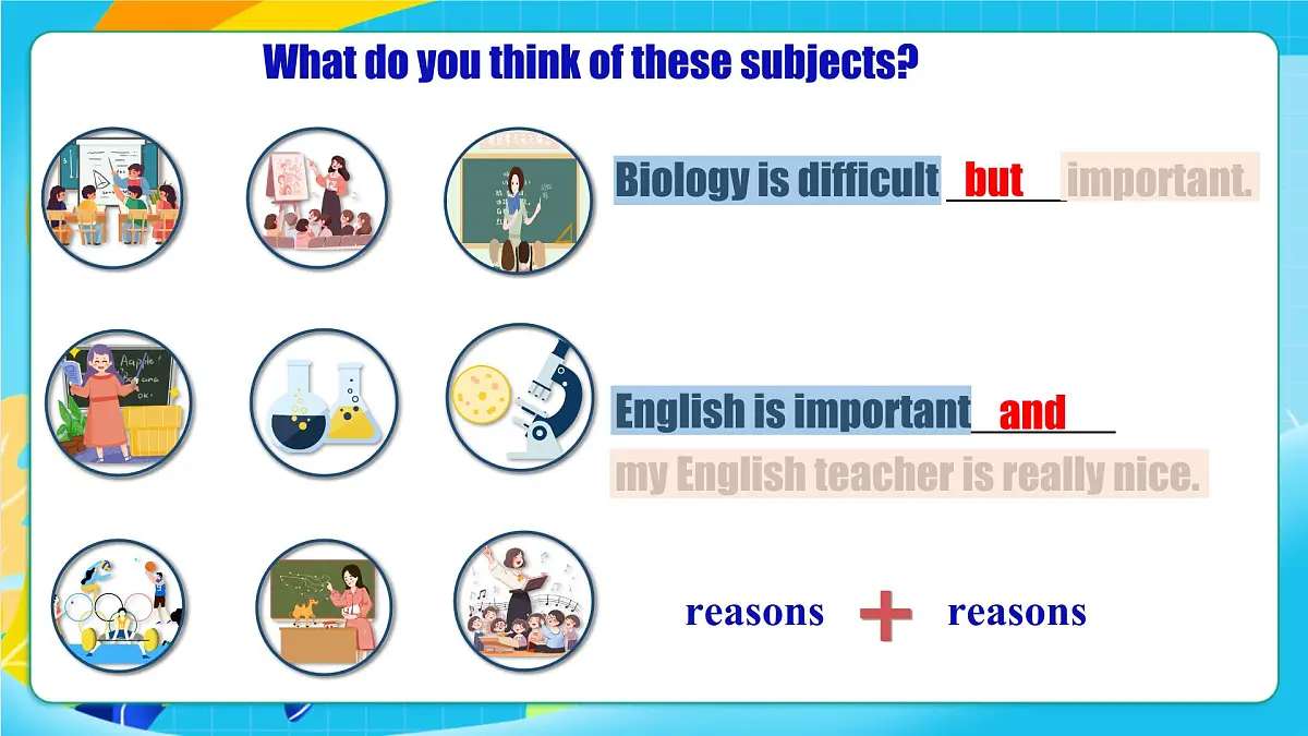 人教版英语七年级上册Unit4 《My favorite subject! 》 SectionA Grammar focus课件第7页