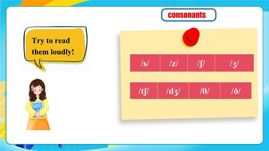 人教版英语七年级上册Unit6 《A day in the life! 》SectionA Pronunciation 1-2e课件第6页