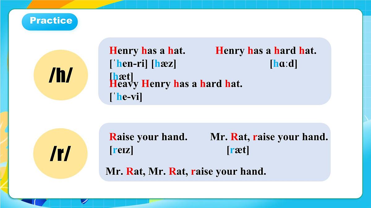 人教版英语七年级上册Unit 7 《Happy Birthday! 》 SectionA  Pronunciation 1-2e课件第8页