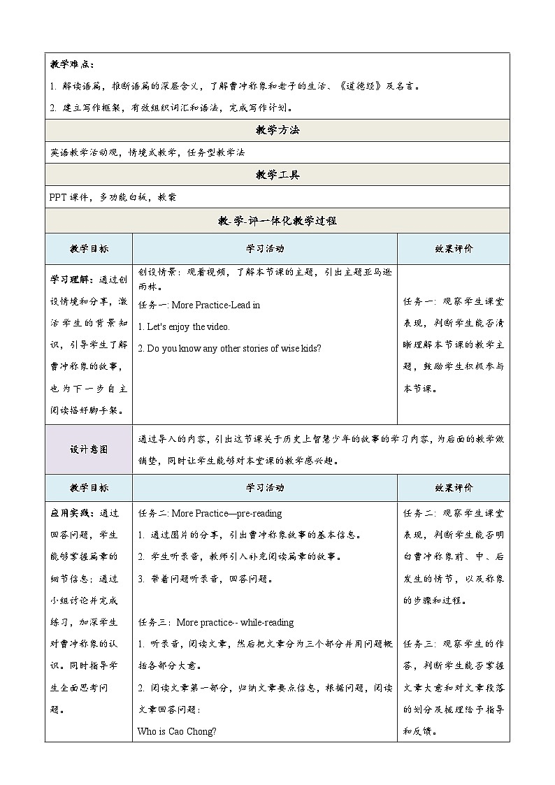沪教牛津版（六三制三起）英语九上 Unit1《Wise men in history》第5课时 More practice & Culture corner教案第2页