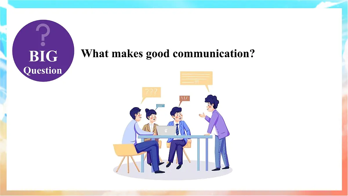 人教版（2024）英语八年级上册 Unit 8 Let's Communicate! Section A(1a—1d)（课件）第2页