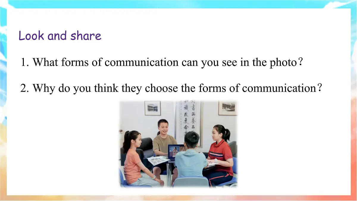 人教版（2024）英语八年级上册 Unit 8 Let's Communicate! Section A(1a—1d)（课件）第4页