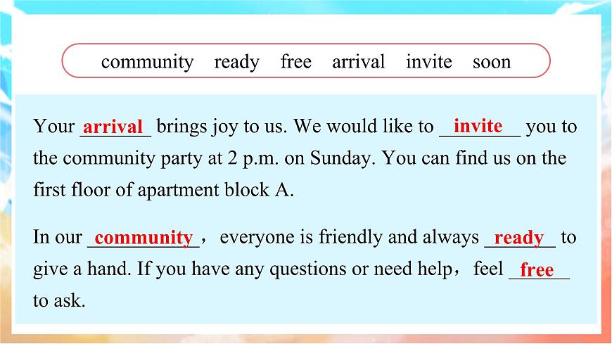 人教版（2024）英语八年级上册  Unit 2 Home Sweet Home Section B(2a—2c)（课件）第7页