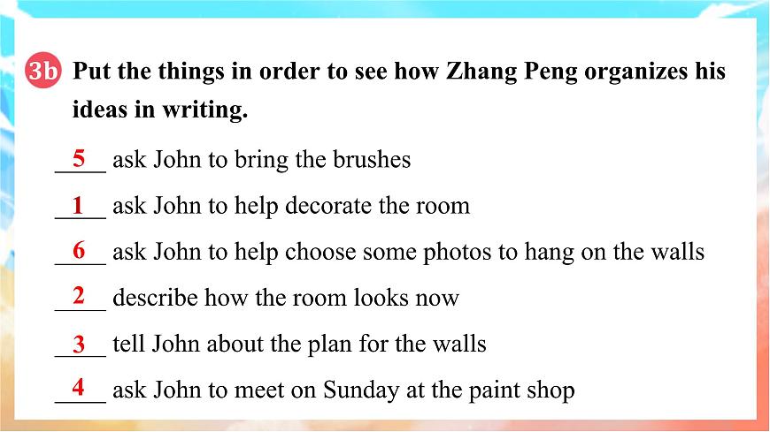 人教版（2024）英语八年级上册  Unit 2 Home Sweet Home Section B(3a—3c Project)（课件）第5页