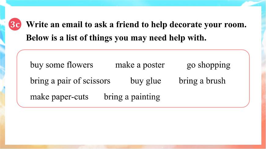 人教版（2024）英语八年级上册  Unit 2 Home Sweet Home Section B(3a—3c Project)（课件）第6页