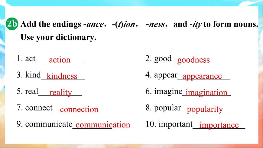 人教版（2024）英语八年级上册  Unit 4 Amazing Plants and Animals Section B(2a—2d)（课件）第3页
