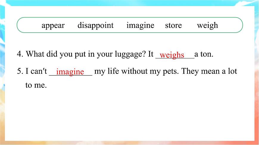 人教版（2024）英语八年级上册  Unit 4 Amazing Plants and Animals Section B(2a—2d)（课件）第5页