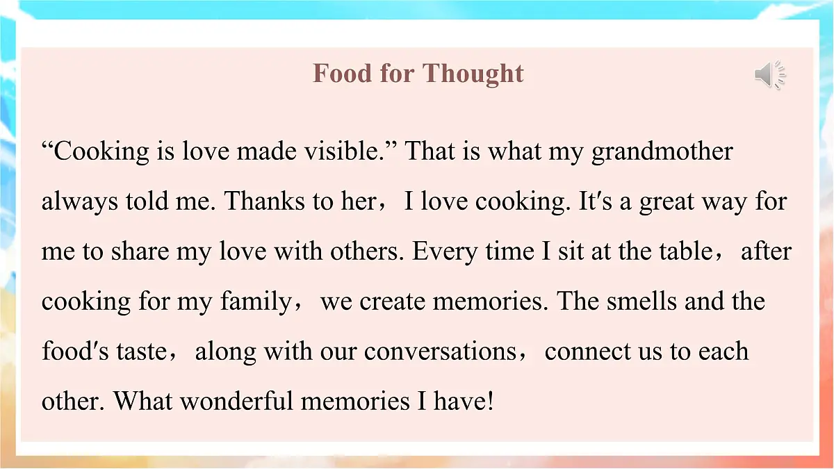 人教版（2024）英语八年级上册 Unit 5 What a Delicious Meal!Section B(1a—1f)（课件）第5页