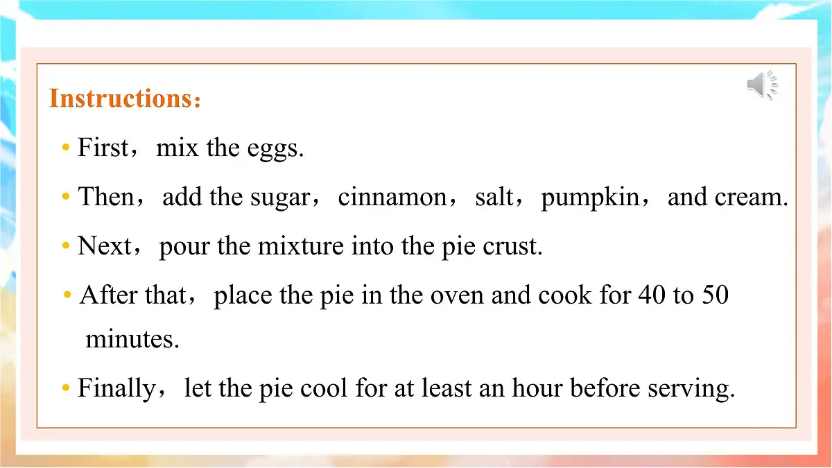 人教版（2024）英语八年级上册 Unit 5 What a Delicious Meal!Section B(1a—1f)（课件）第8页