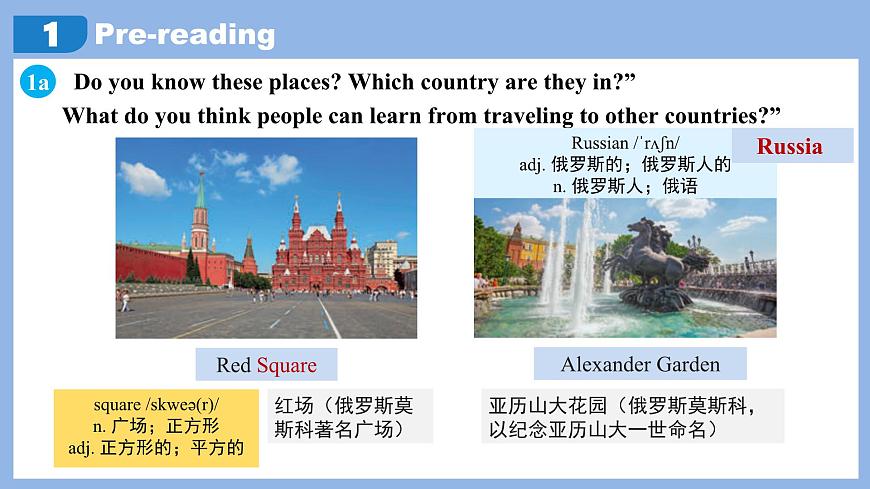 新人教版初中英语8上Unit1 Happy Holiday SectionB课文讲解(含听力）课件PPT第6页