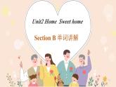 新人教版初中英语8上Unit2 Sweet Home SectionB单词听读与解析 课件