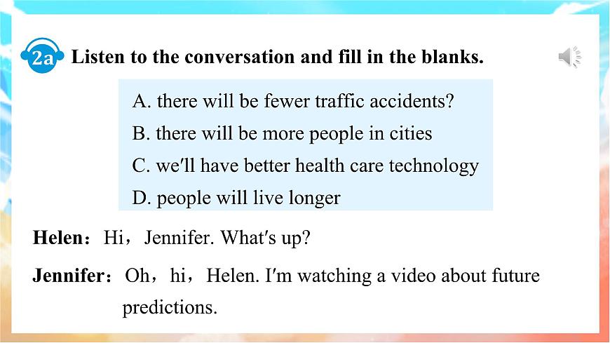 人教版（2024）英语八年级上册  Unit 7 When Tomorrow Comes Section A(Pronunciation—2e)（课件）第4页