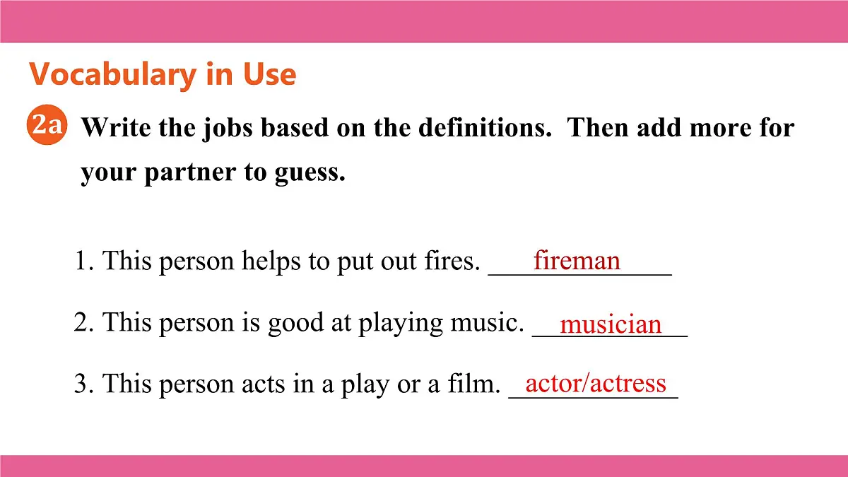 人教版八年级英语上册课件 Unit6 第5课时 Section B(2a—2c)第3页