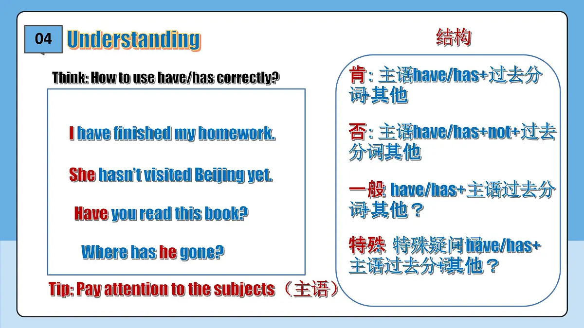 【新课标AI赋能教学】Unit 1 This is me Grammar rules语法课新教材外研版八上英语课件第6页