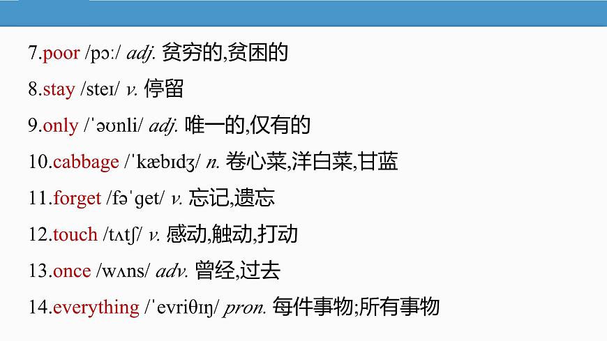 2025 新外研版英语 七下 U1 Understanding ideas 知识点汇总课件PPT第3页