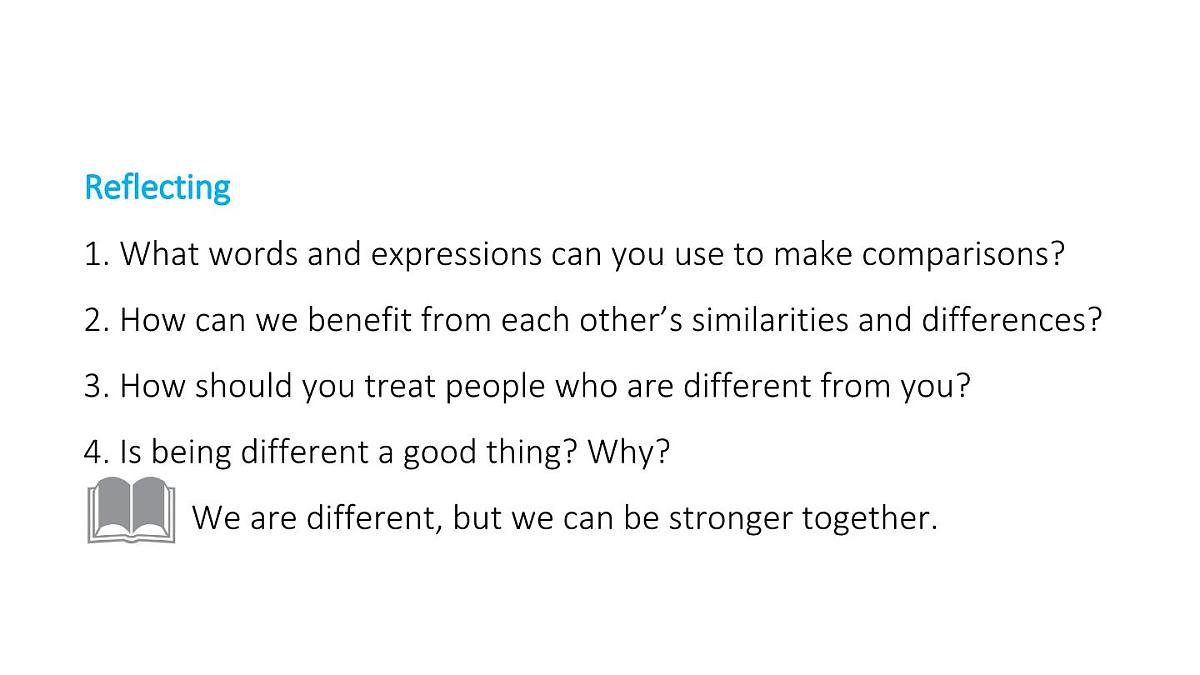 初中英语新人教版八年级上册Unit 3 Same or Different课件（2025秋）第6页