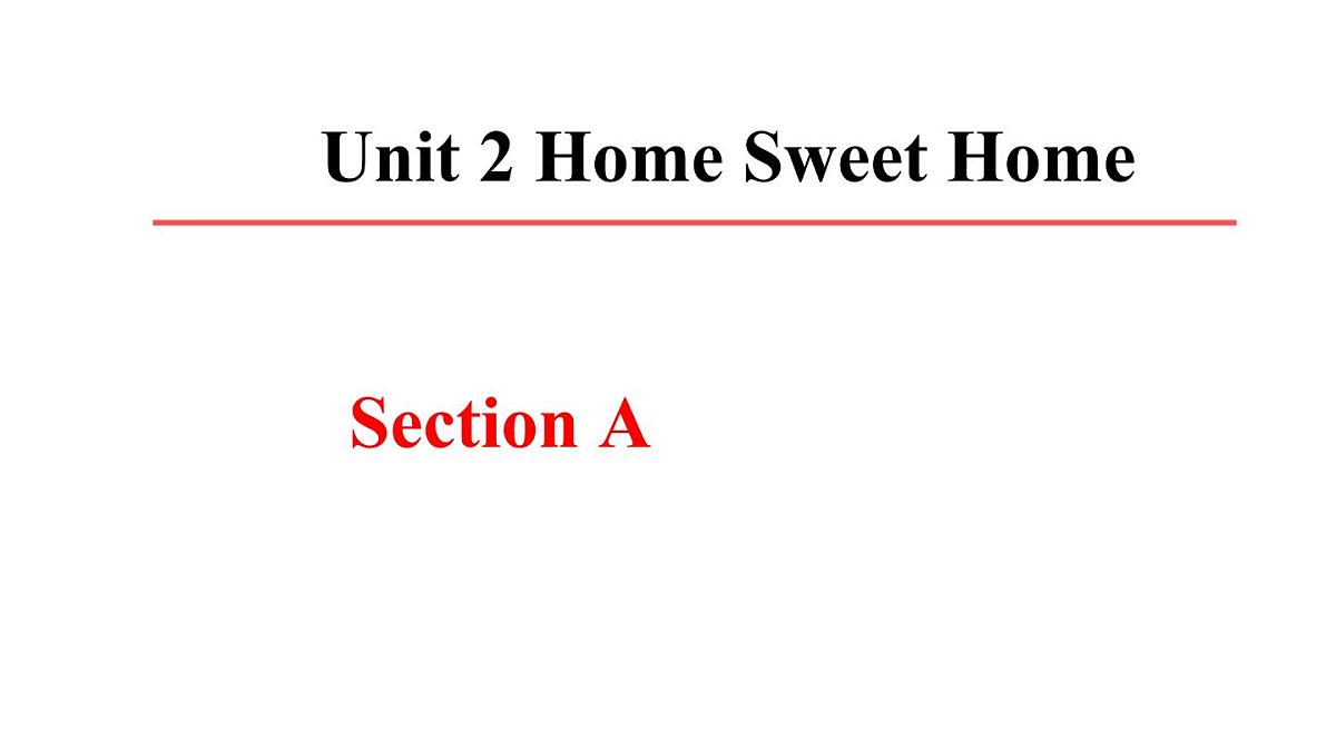 初中英语新人教版八年级上册Unit 2 Section A课件（2025秋）第1页