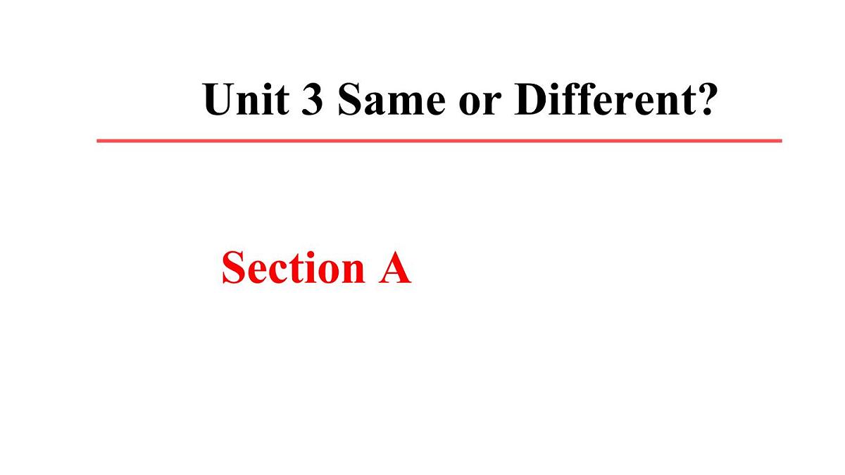 初中英语新人教版八年级上册Unit 3 Section A课件（2025秋）第1页