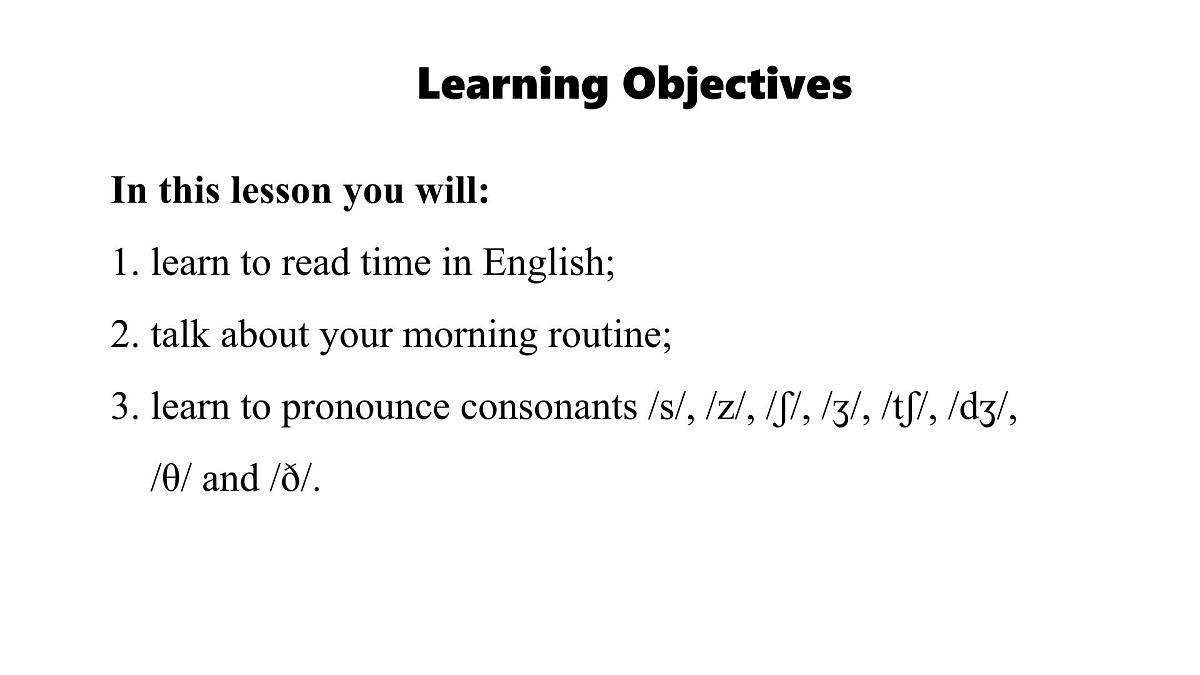 2025年人教版七年级英语上册Unit 6  A Day in the Life Lesson 1 Section A (1a-1e)+pronunciation（课件）第2页