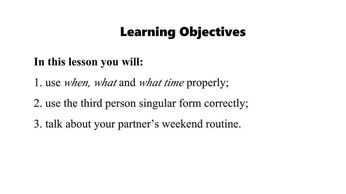 2025年人教版七年级英语上册Unit 6  A Day in the Life Lesson 3 Section A（3a-3d）（课件）第2页