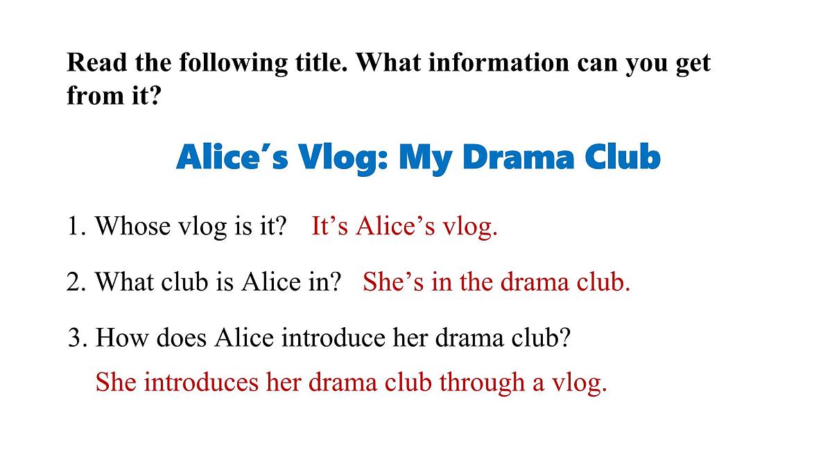 2025年人教版七年级英语上册Unit 5  Fun Clubs  Lesson 6 Reading Plus（课件）第5页